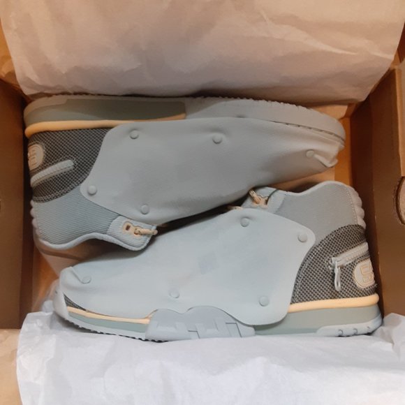 SIZE 11.5 - Travis Scott Nike Air Trainer 1 SP Grey Haze - DR7515-001 - NEW!! - Picture 7 of 9